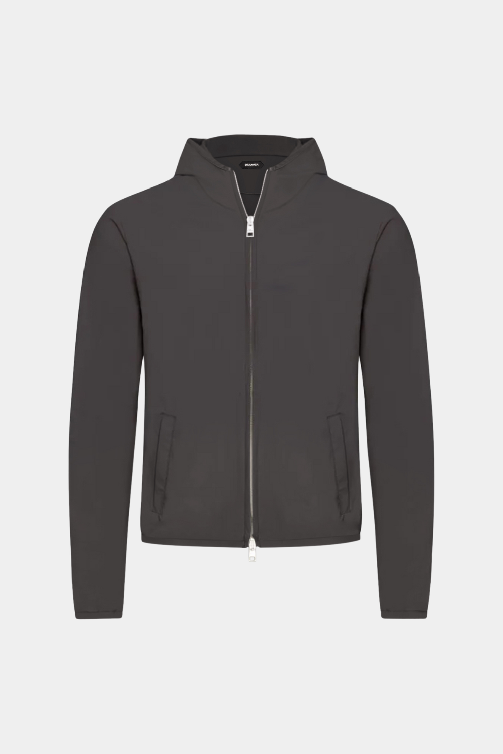 DARK GREY TECH HOODED JACKET