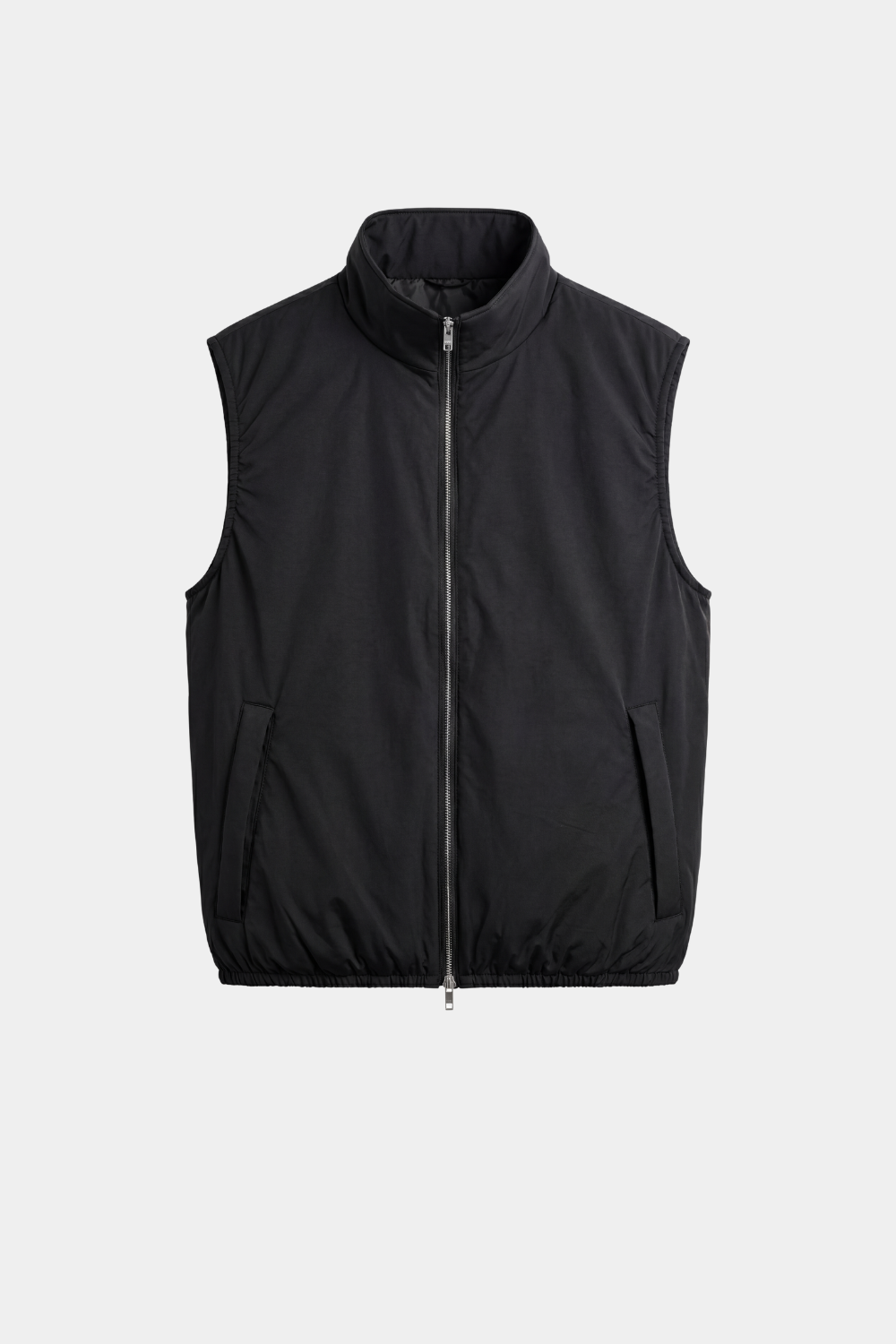 Black Light Padded Zip Vest