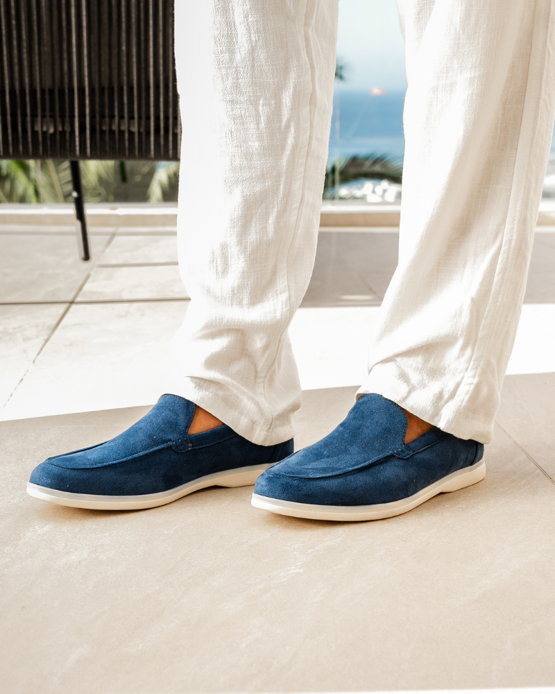 SUEDE LOAFERS