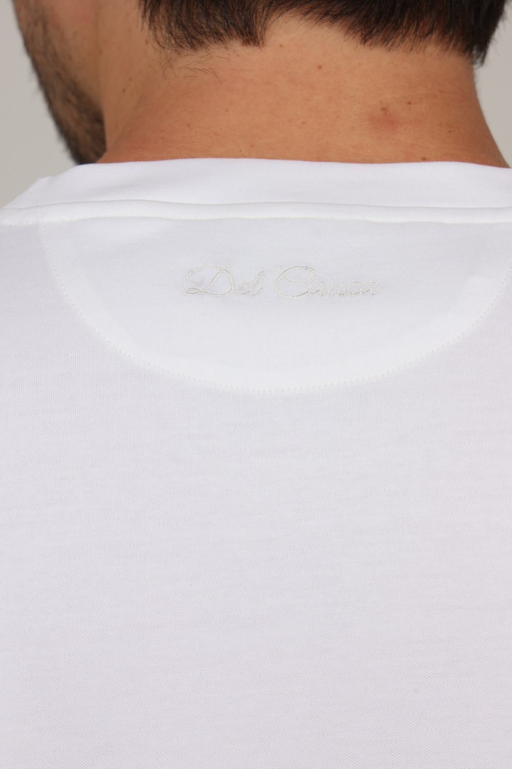 WHITE MERCERIZED T-SHIRT