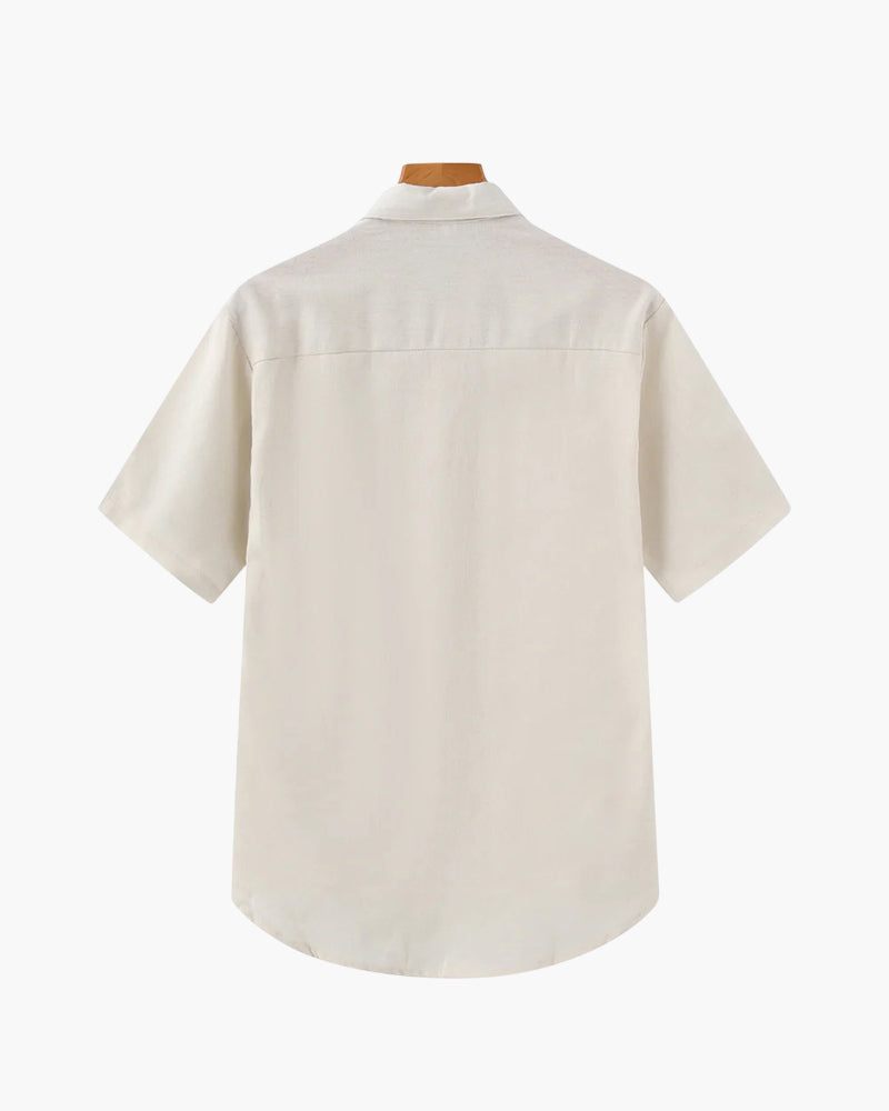 Casablanca Linen Polo Shirt - Effortless Elegance and Comfort