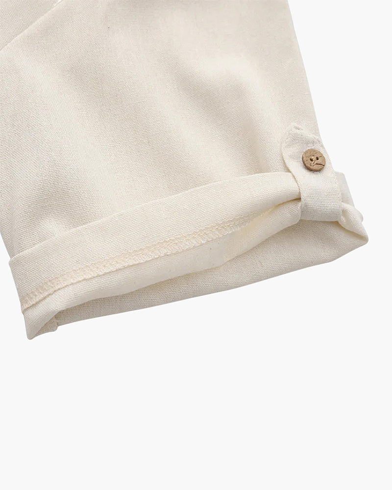 Casablanca Linen Polo Shirt - Effortless Elegance and Comfort