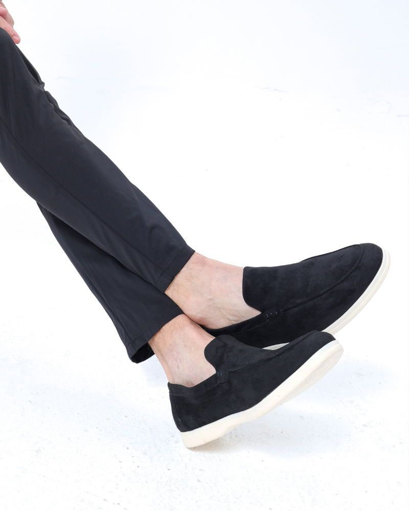 SUEDE LOAFERS