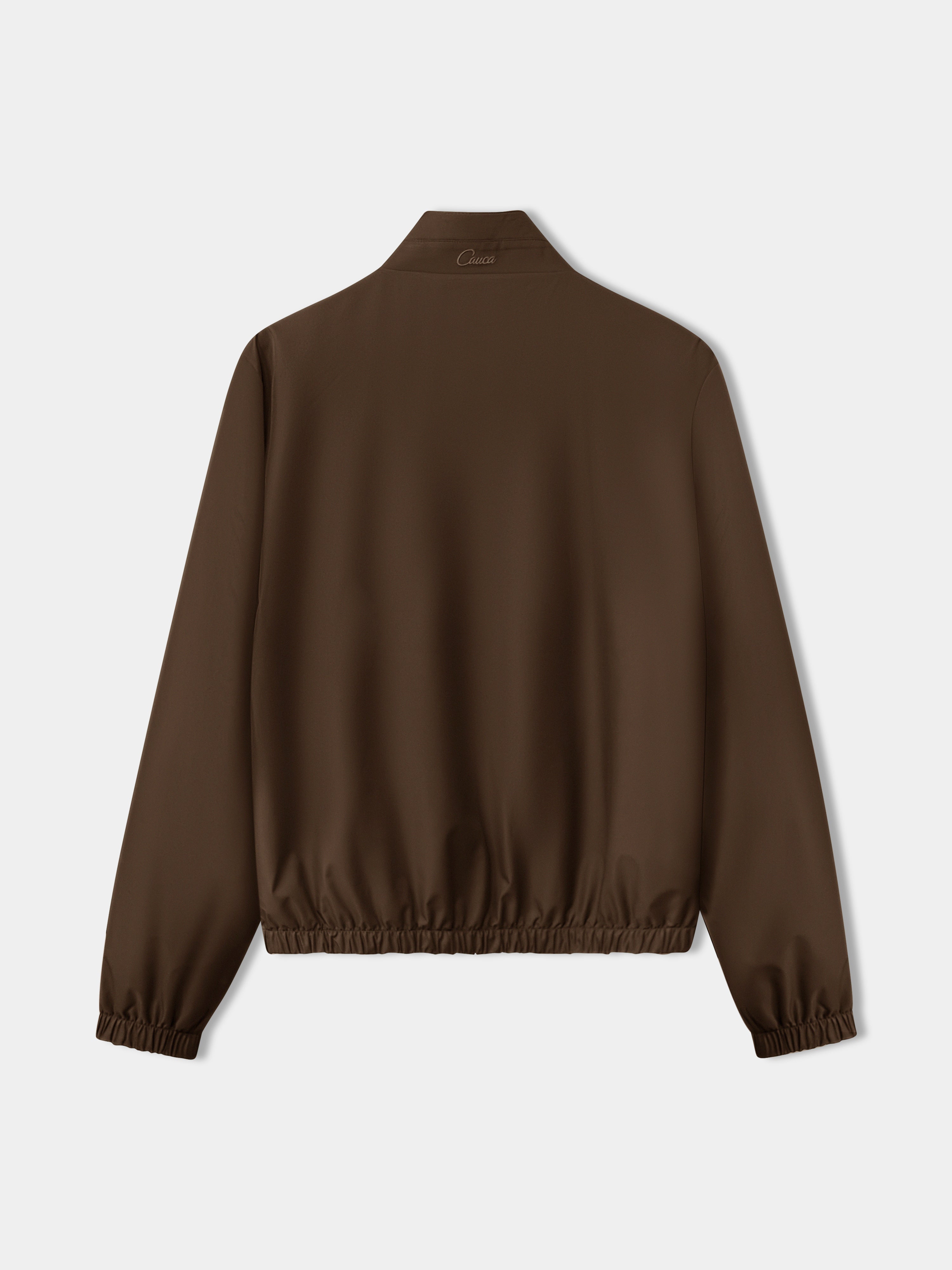 Chocolate Brown Reversible Bomber Jacket