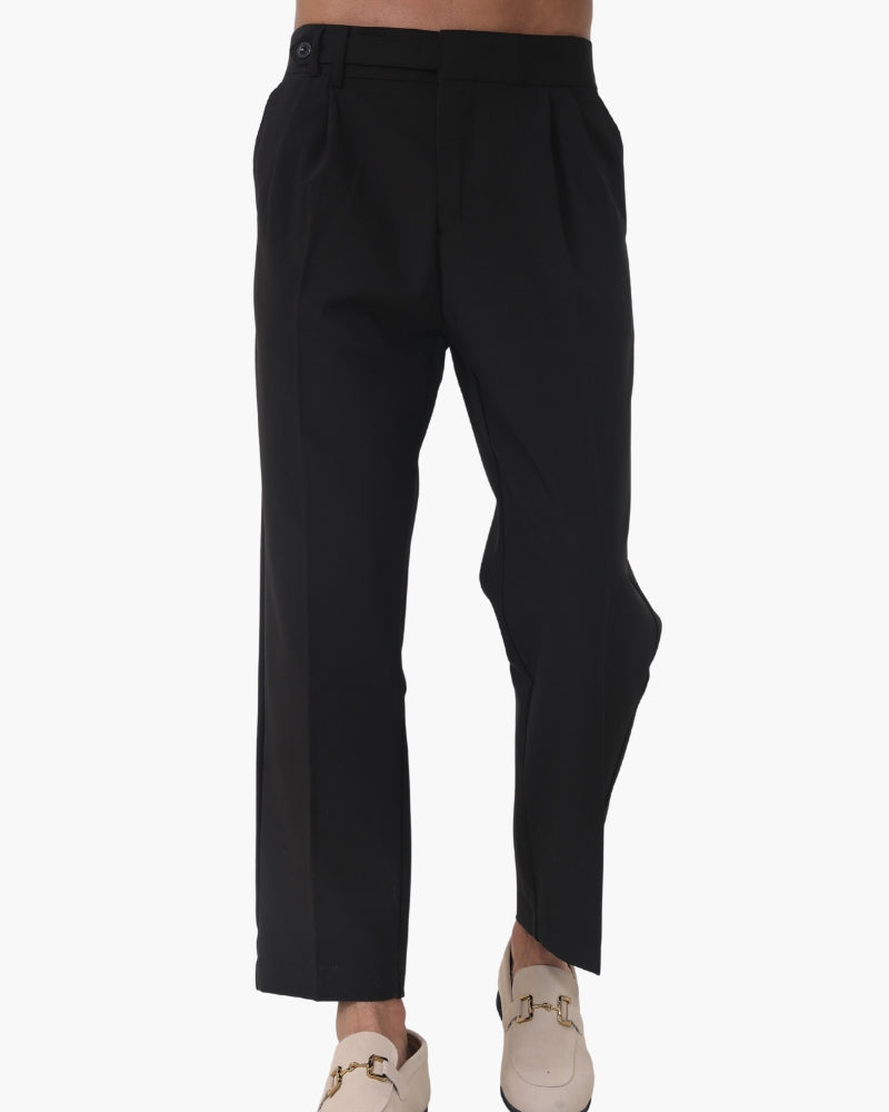 HIGH-WAISTED TROUSERS