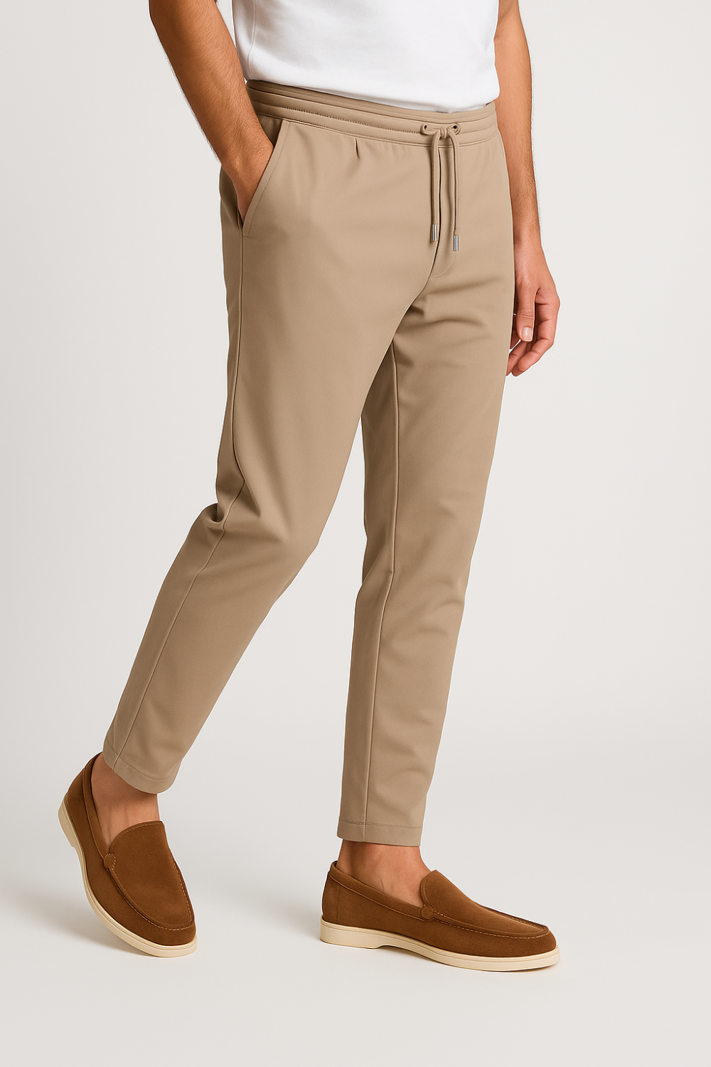 BEIGE SMART PANTS