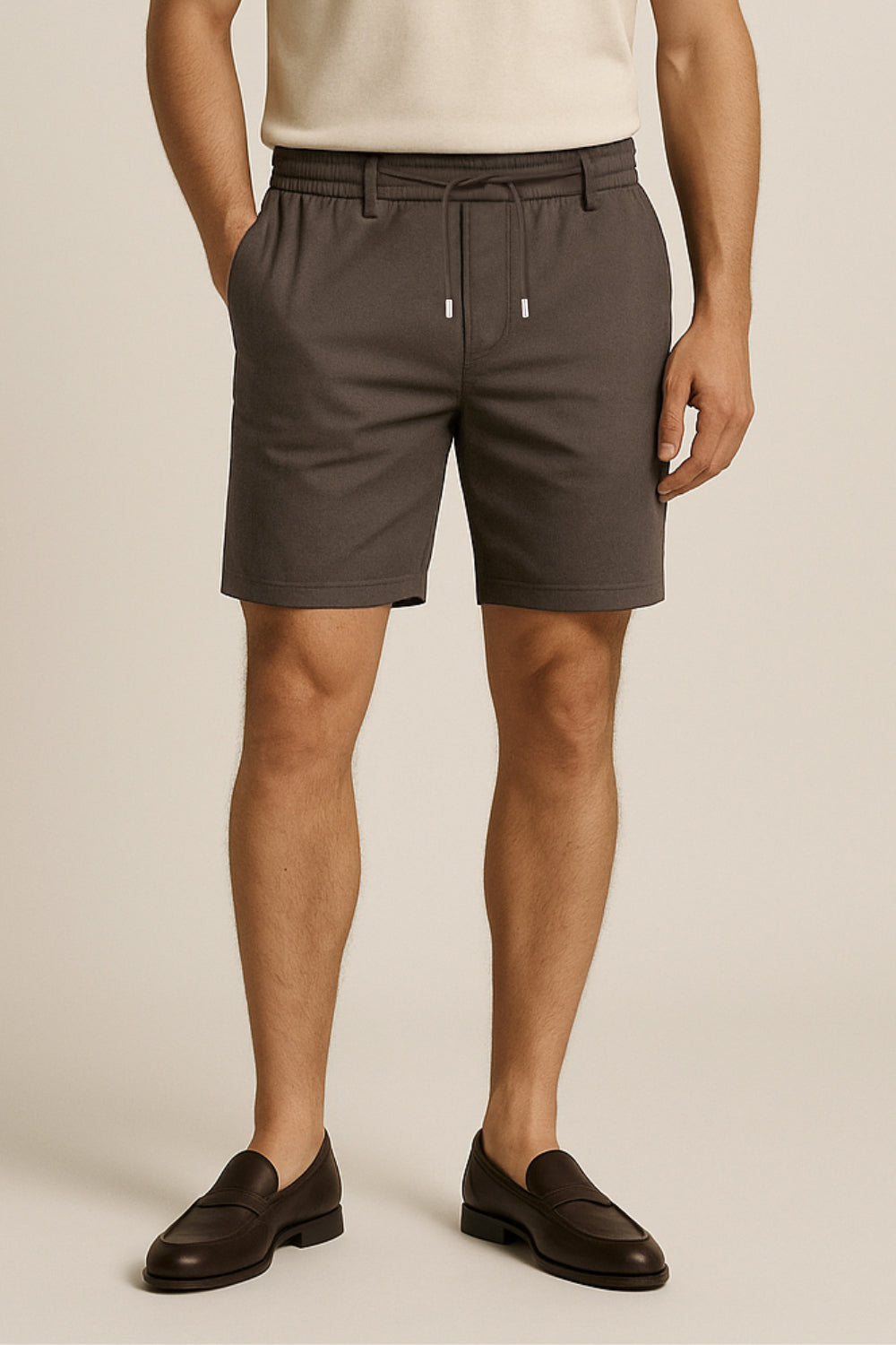 BROWN TECH SHORTS