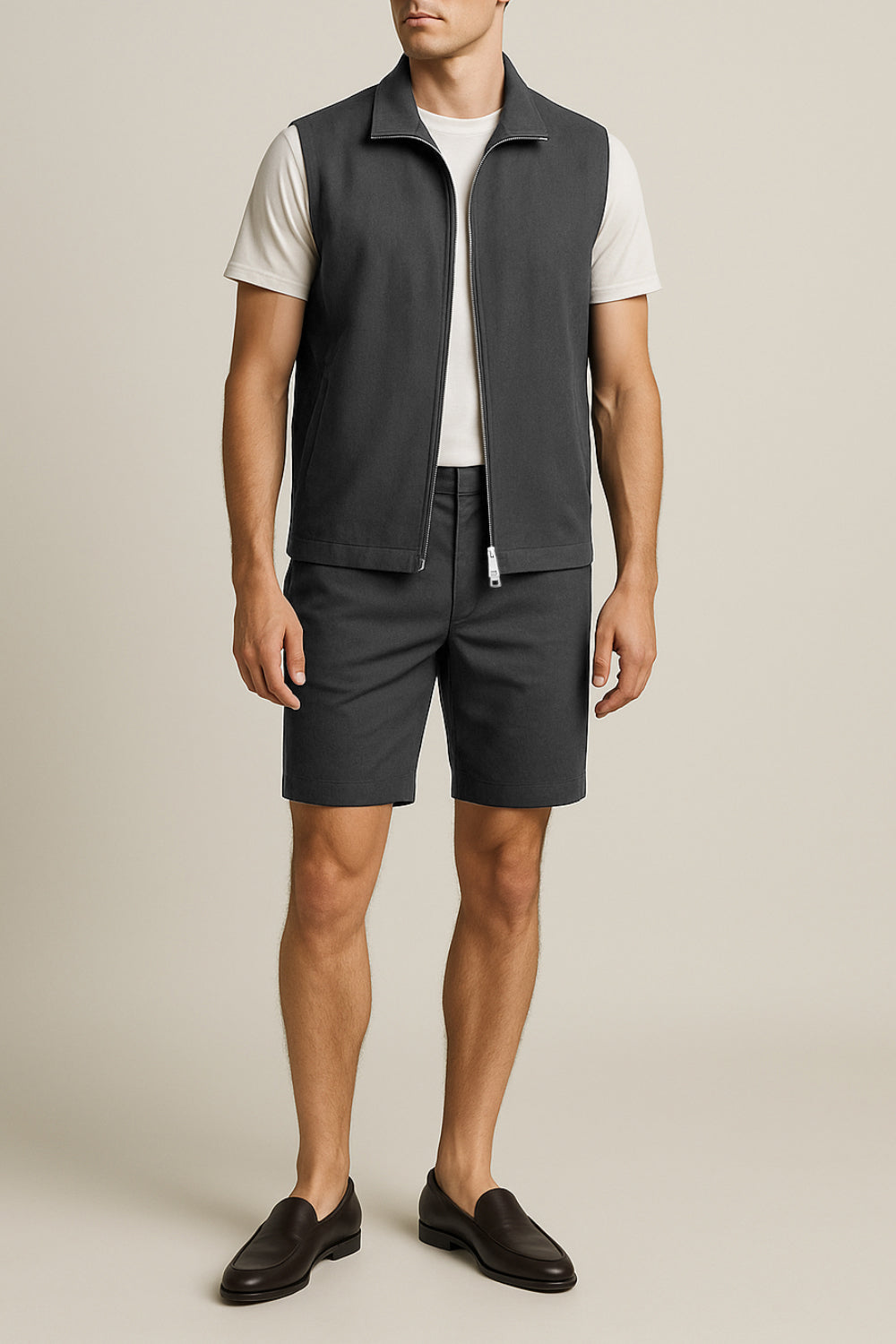 DARK GREY TECH GILET