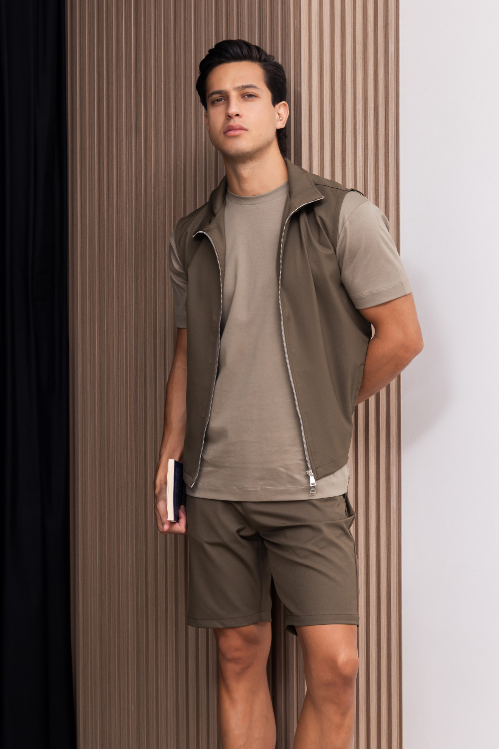 BROWN TECH SHORTS
