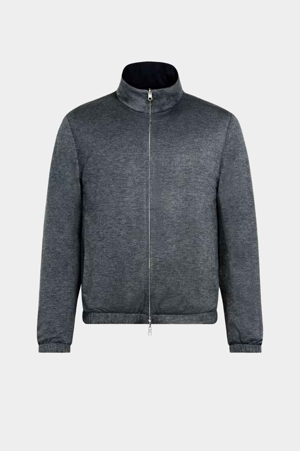 NAVY REVERSIBLE BOMBER JACKET