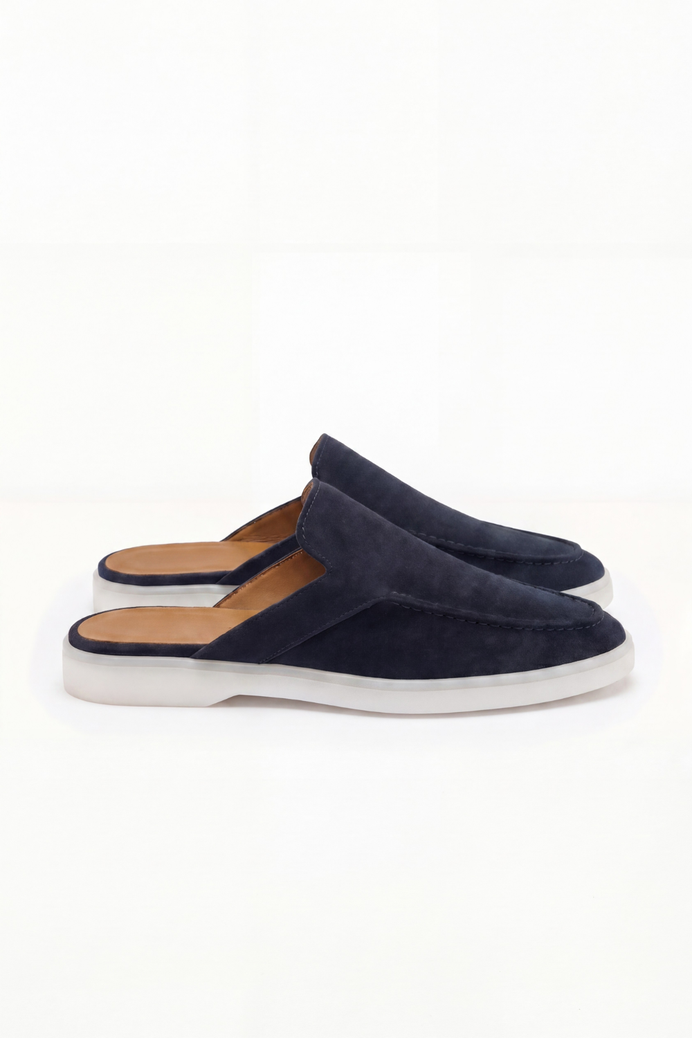 Navy Slipper Loafer