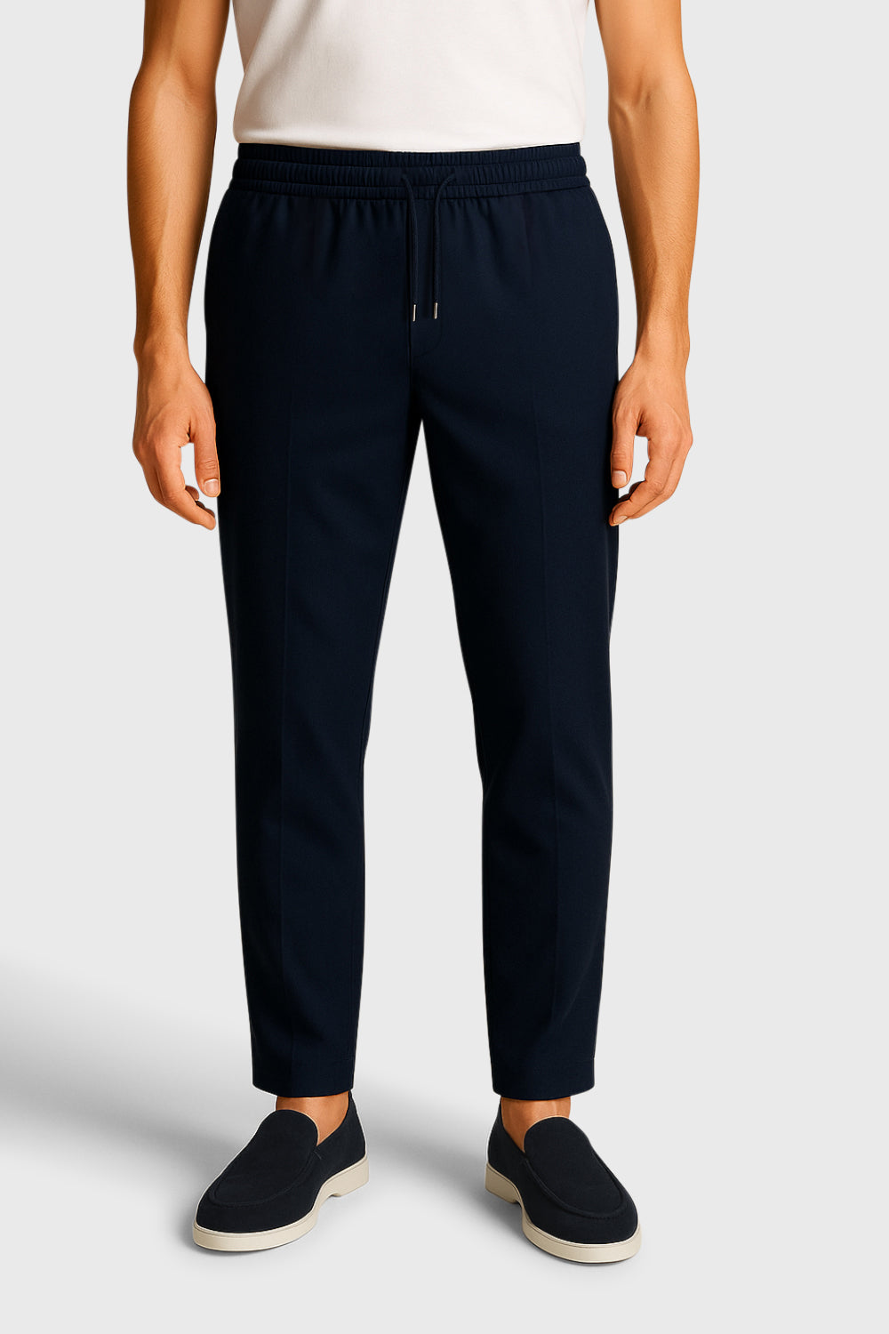NAVY BLUE SMART PANTS