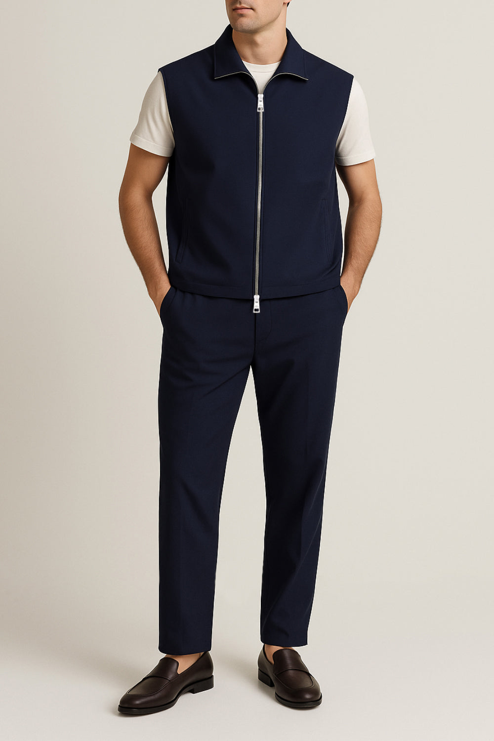 NAVY BLUE TECH GILET