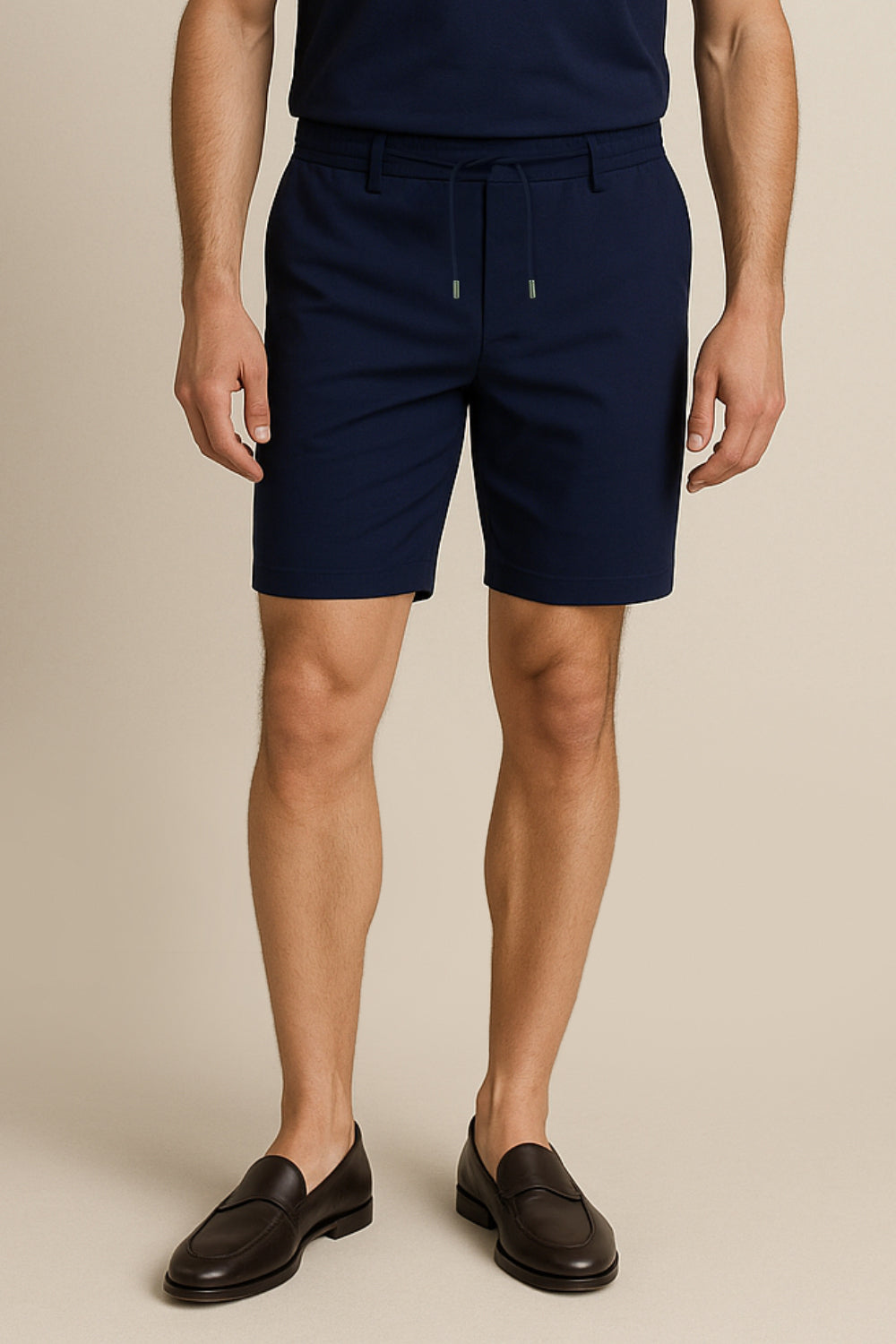 NAVY BLUE TECH SHORTS
