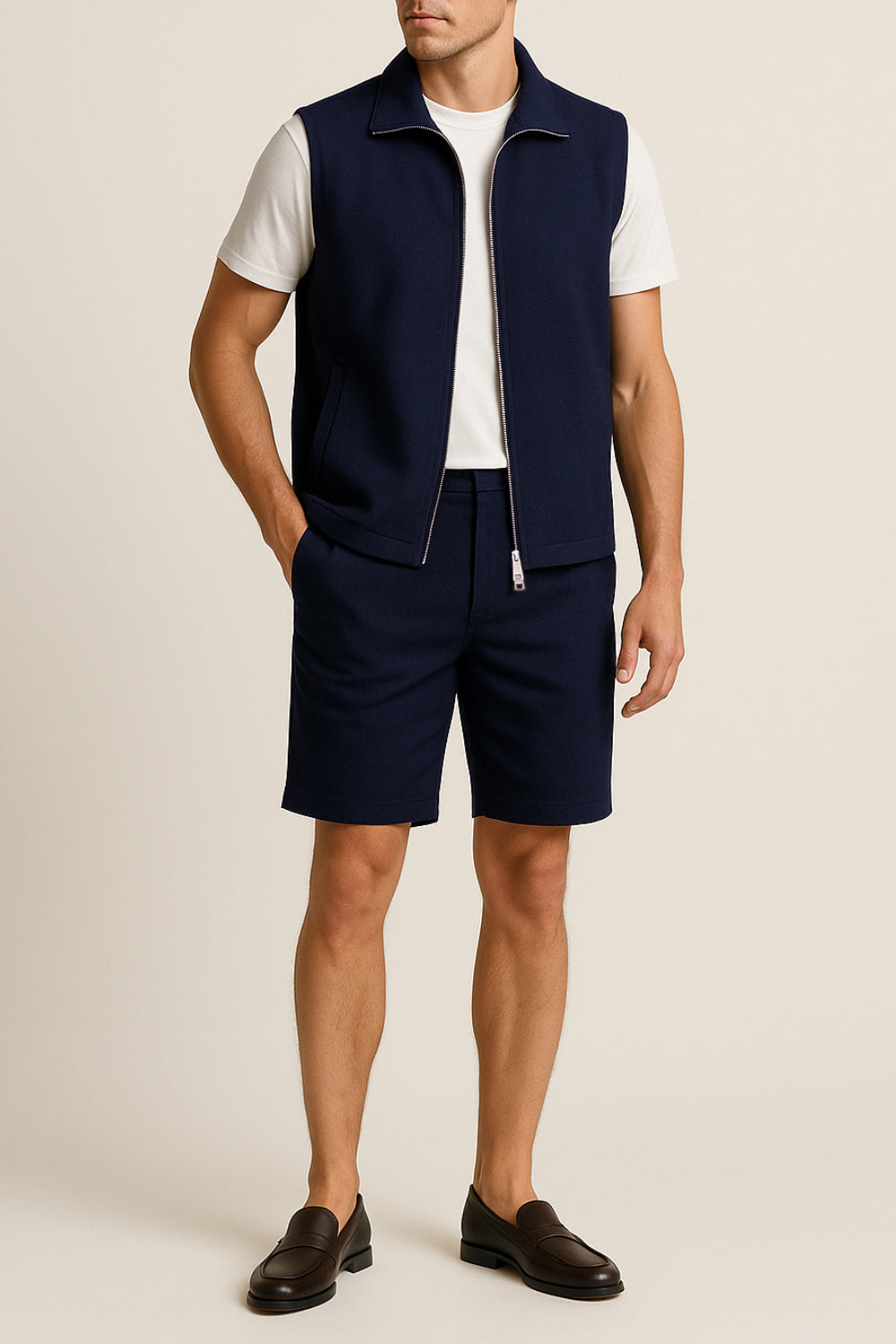 NAVY BLUE TECH GILET