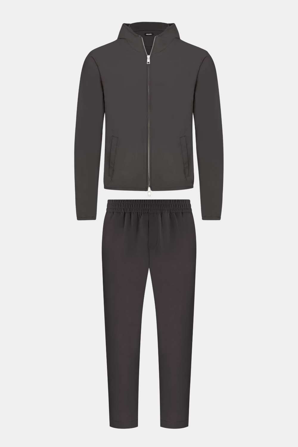 DARK GREY HOODED TECH SUIT