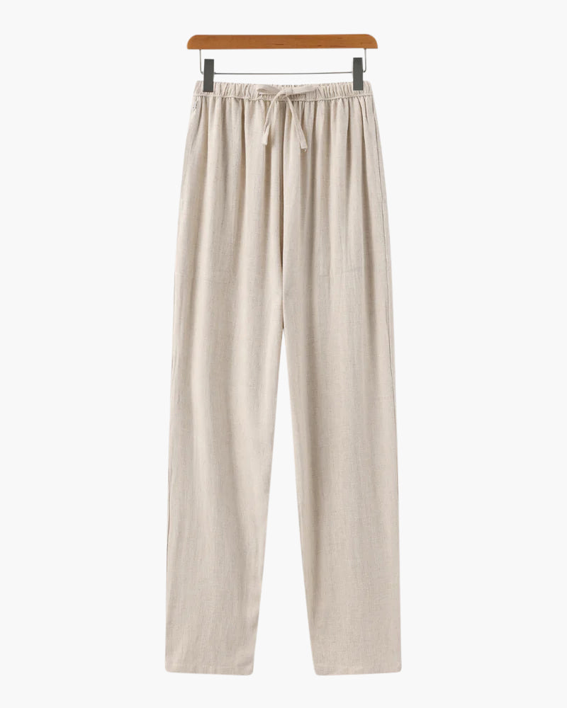 Marrakech Slim Fit Linen Trousers – Effortless Elegance
