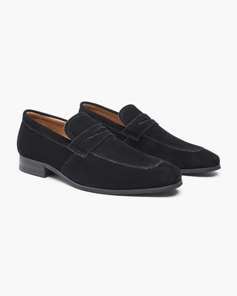 Luxurious Suede Penny Loafers for Timeless Elegance