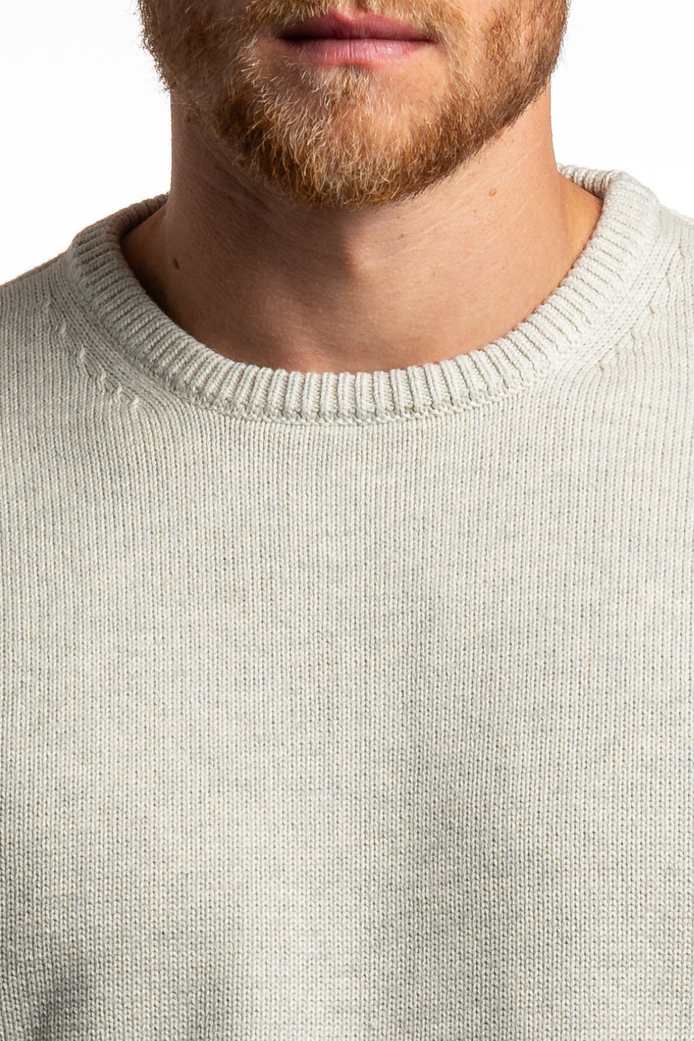 HEATHER GREY CREWNECK SWEATER