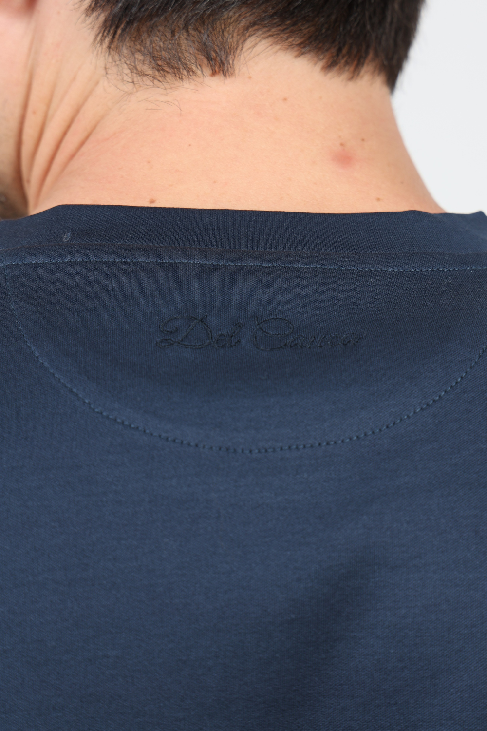 NAVY BLUE MERCERIZED T-SHIRT