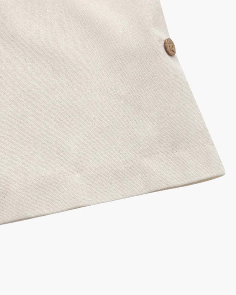 Casablanca Linen Polo Shirt - Effortless Elegance and Comfort