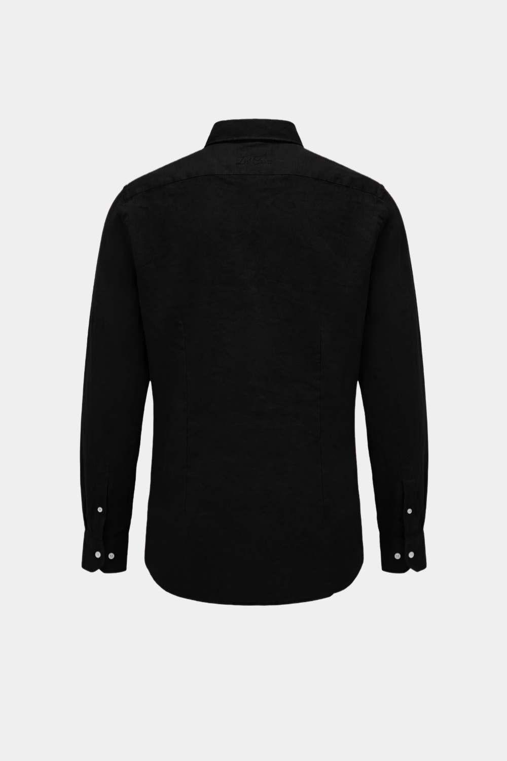 Black Linen Relaxed Shirt