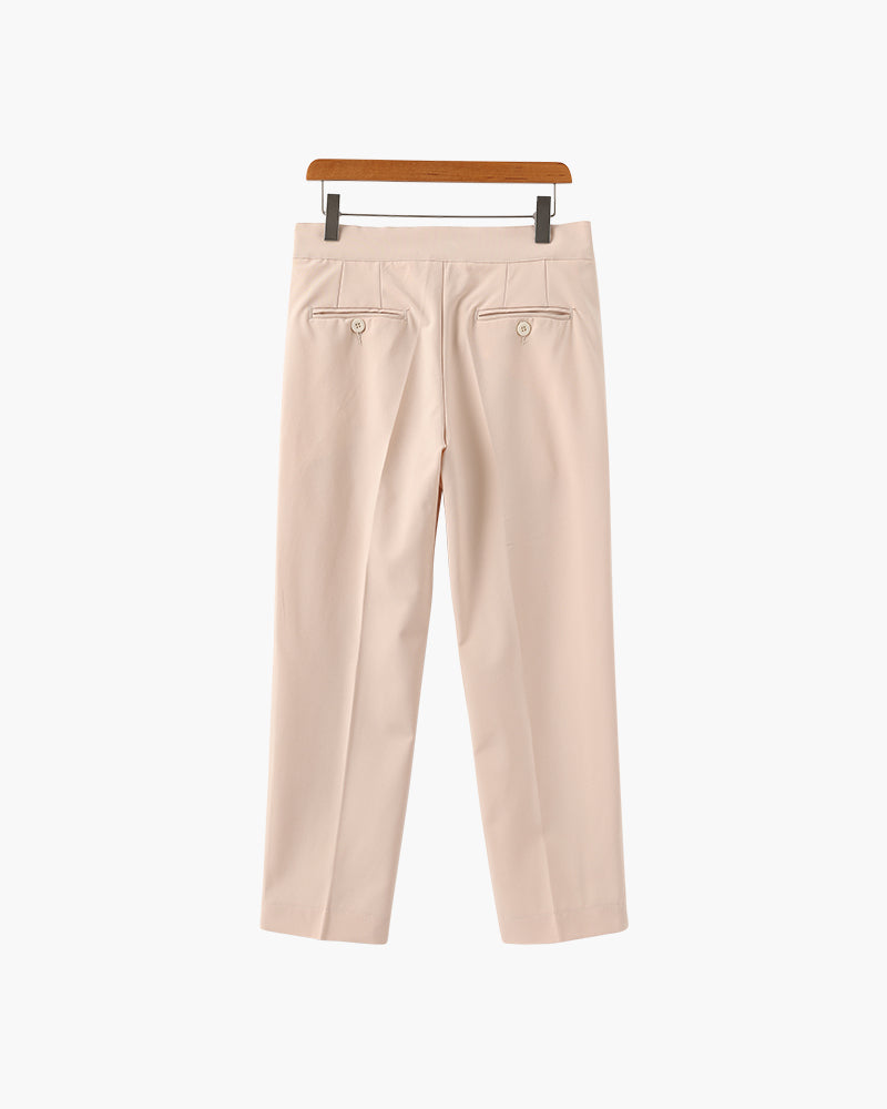 HIGH-WAISTED TROUSERS