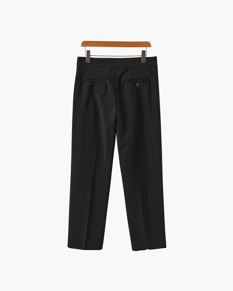 HIGH-WAISTED TROUSERS