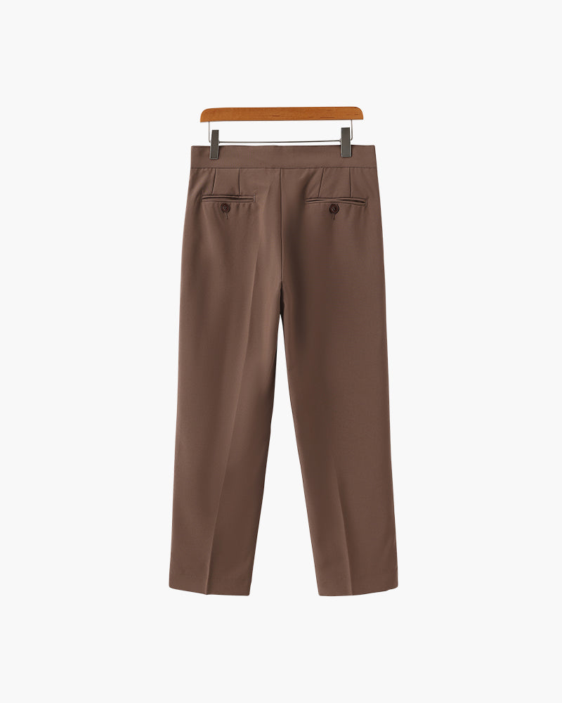 HIGH-WAISTED TROUSERS