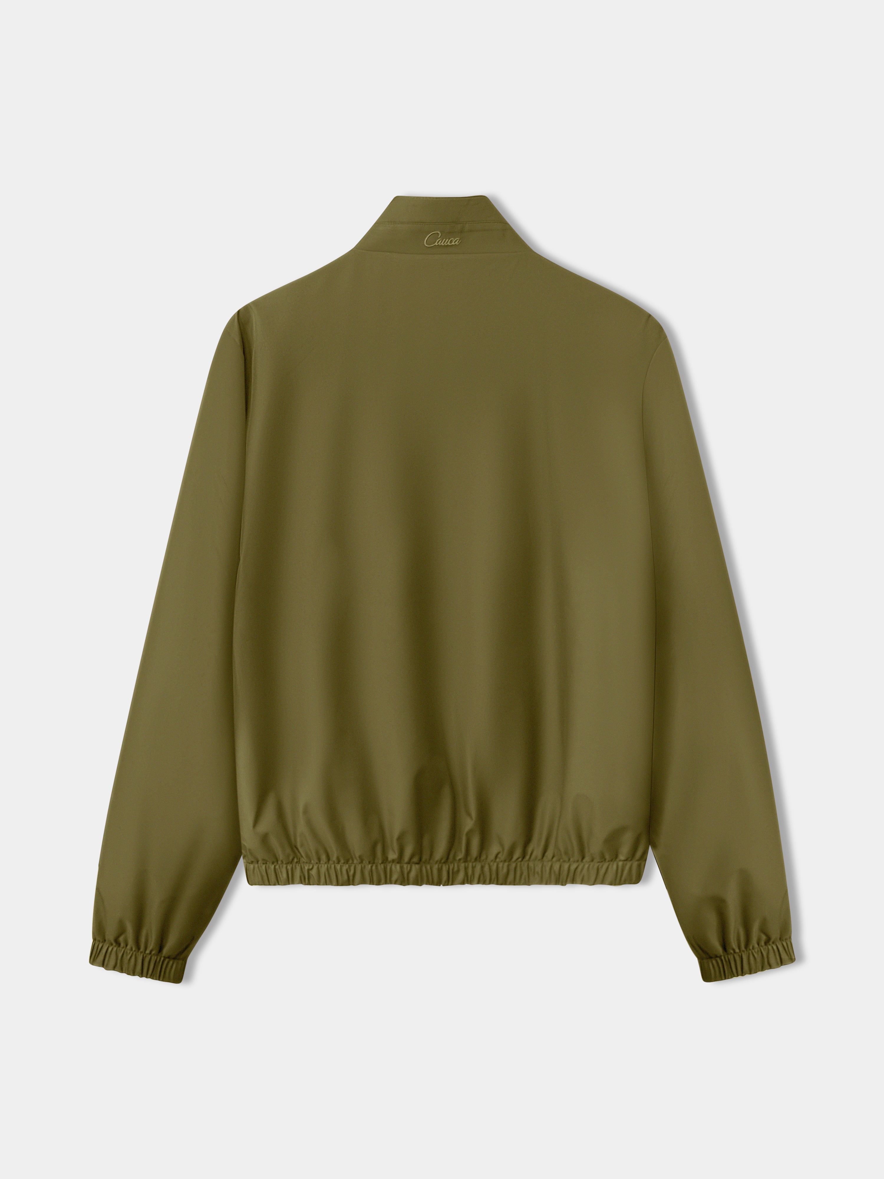 Olive Green Reversible Bomber Jacket