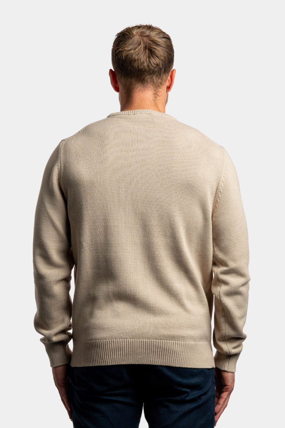 BEIGE CREWNECK SWEATER