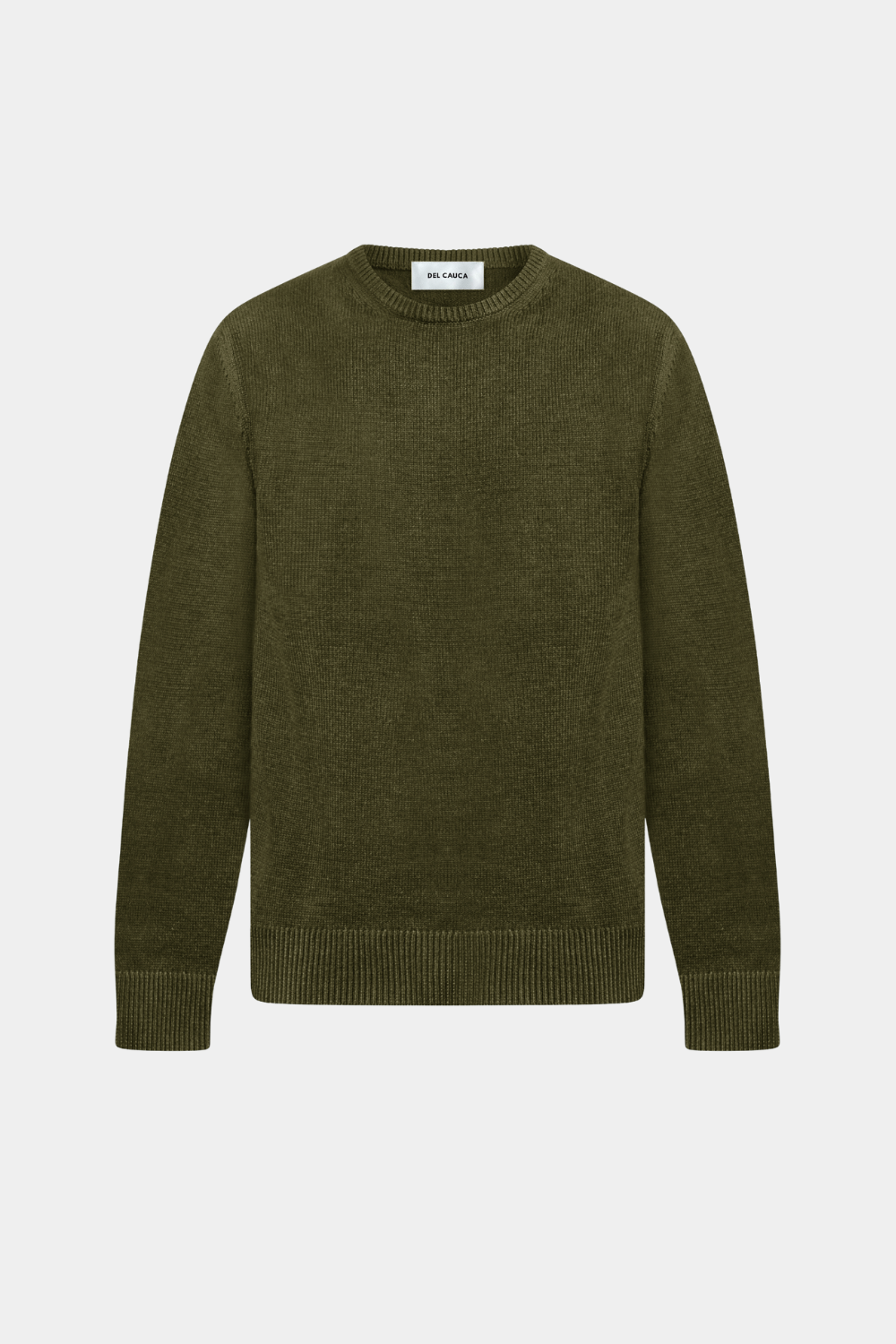 OLIVE GREEN CREWNECK SWEATER