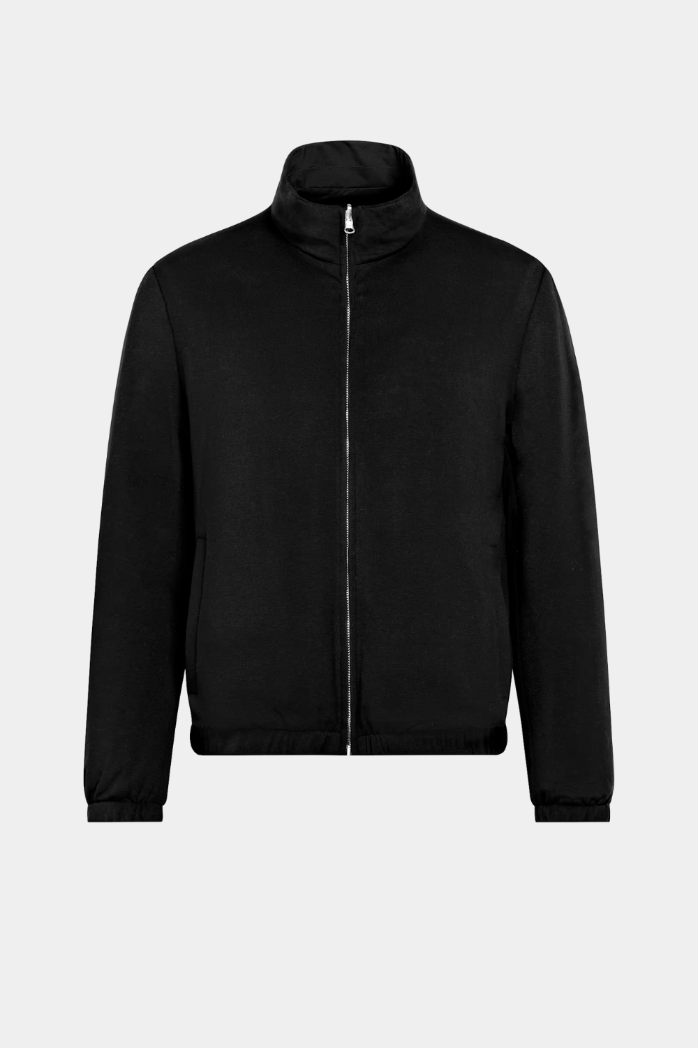 BLACK REVERSIBLE BOMBER JACKET