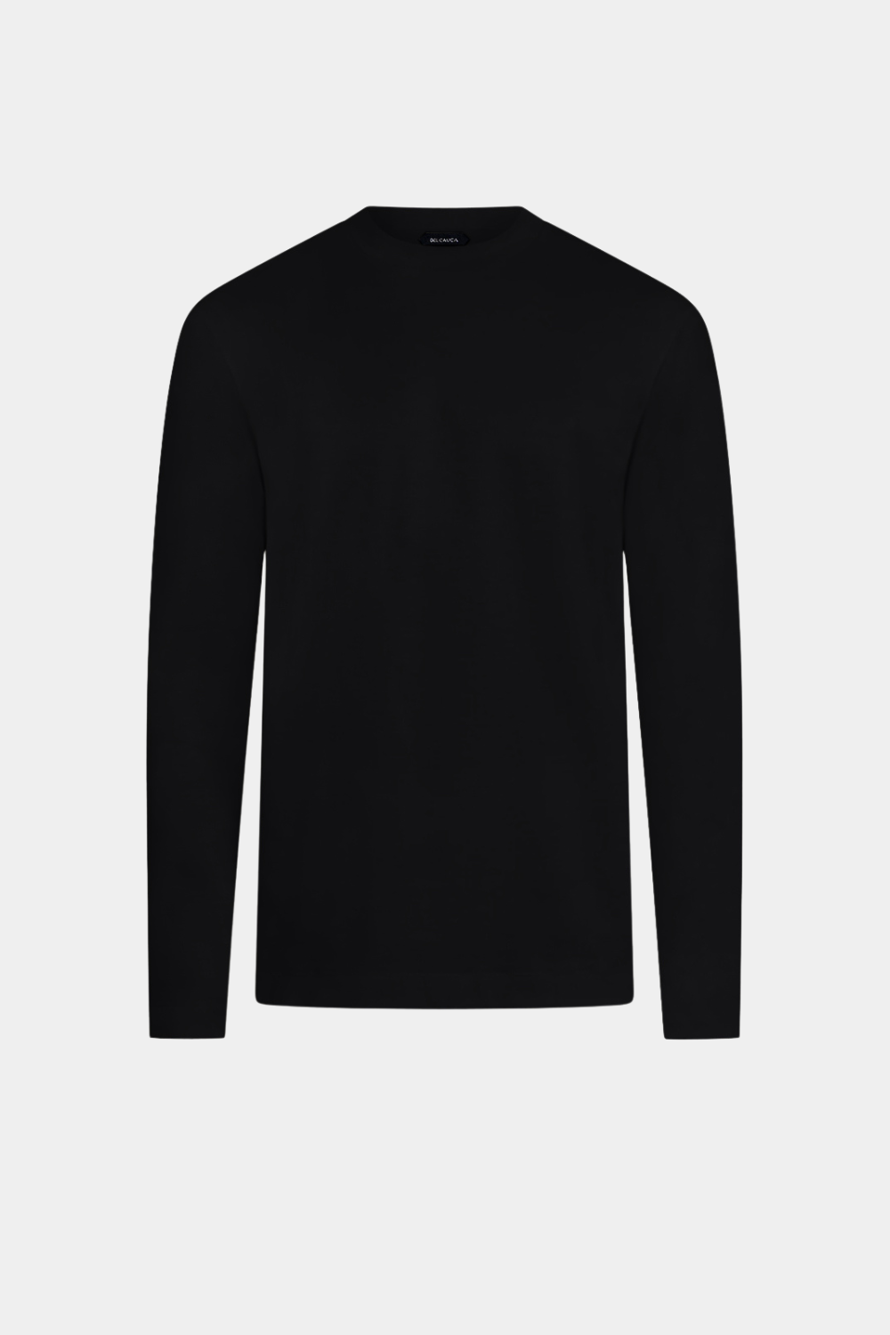 BLACK MERCERIZED LONGSLEEVE T-SHIRT