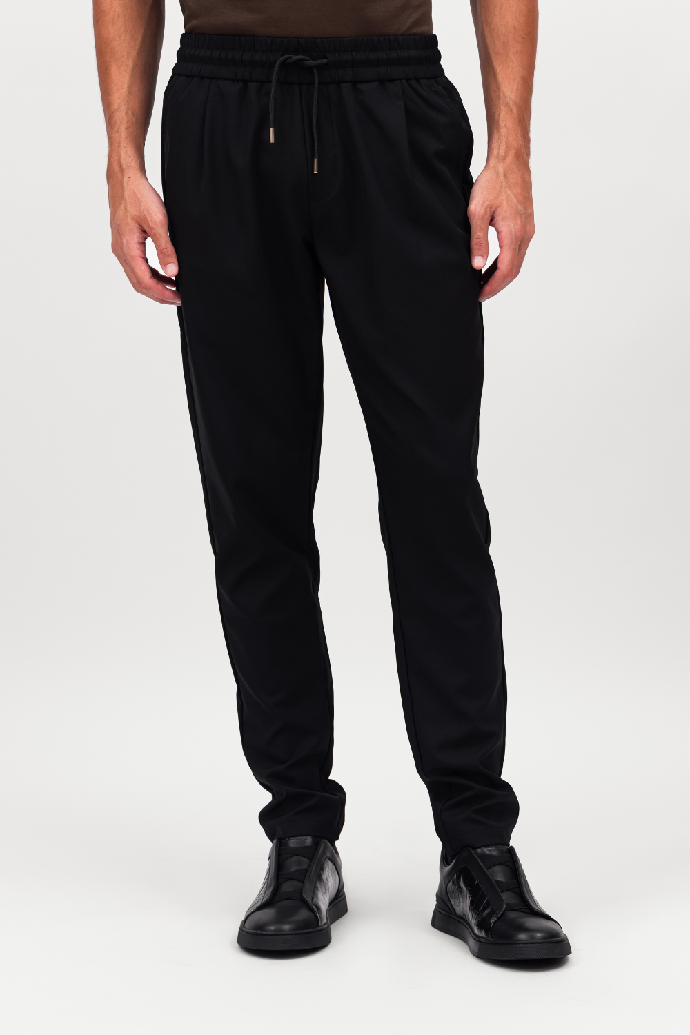 BLACK SMART PANTS