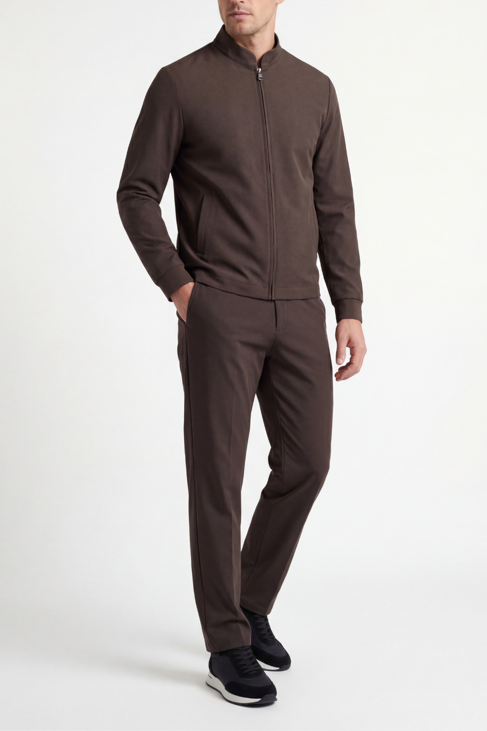 Brown Urban Tech Jacket