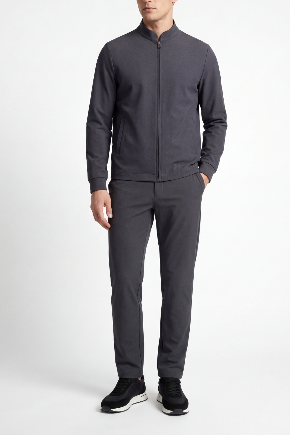 Dark Grey Urban Tech Jacket