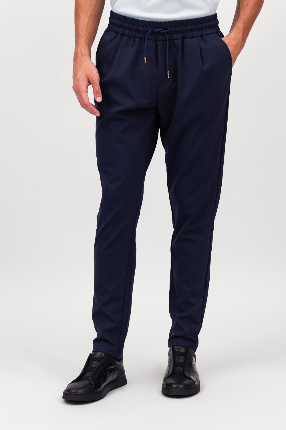 NAVY BLUE SMART PANTS