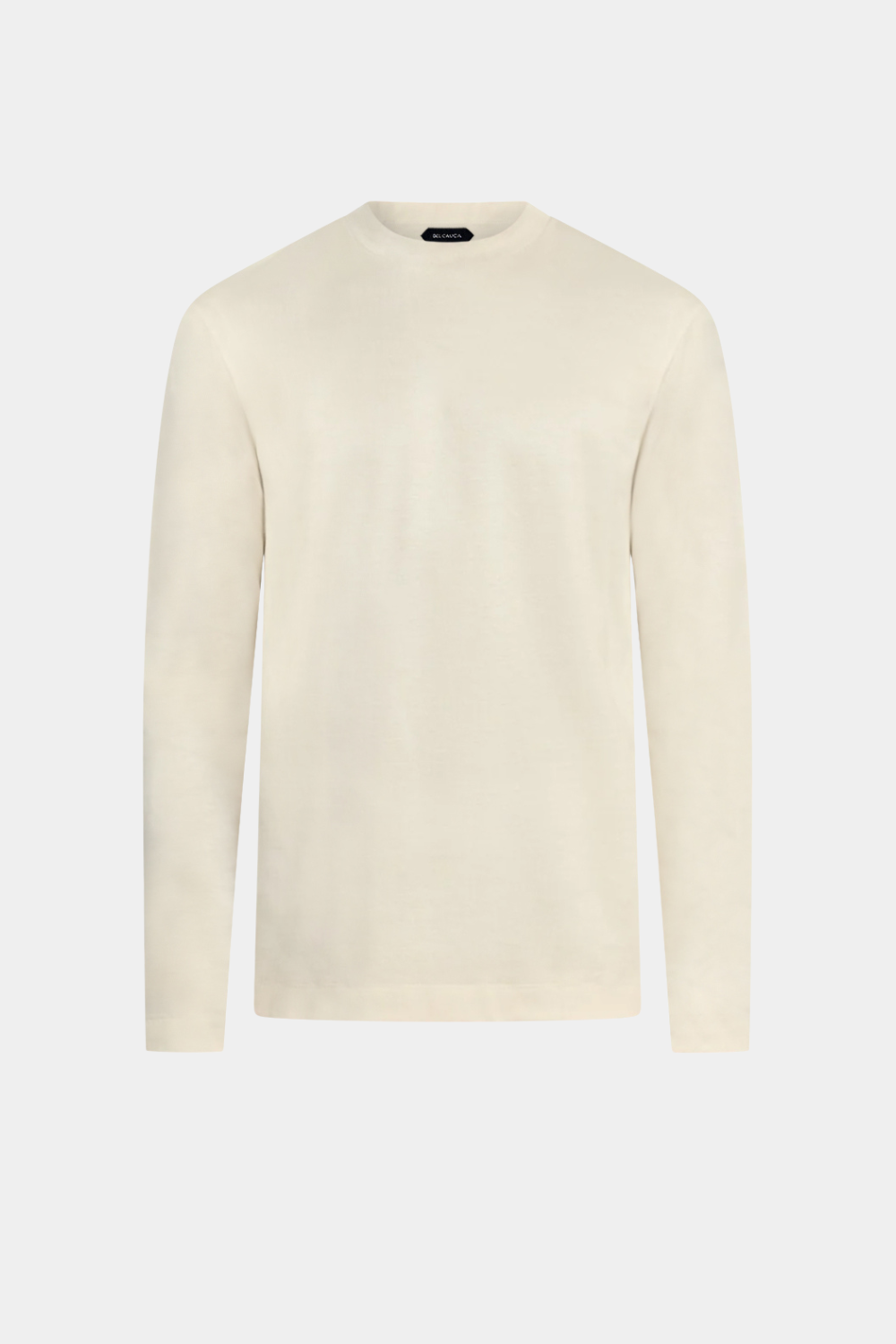 SAND BEIGE MERCERIZED LONGSLEEVE T-SHIRT