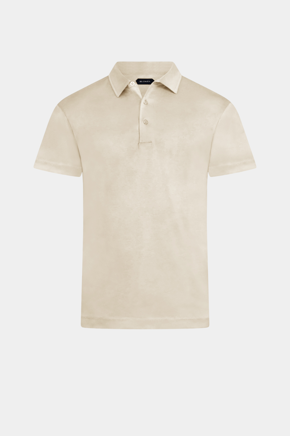 SAND BEIGE MERCERIZED POLO SHIRT