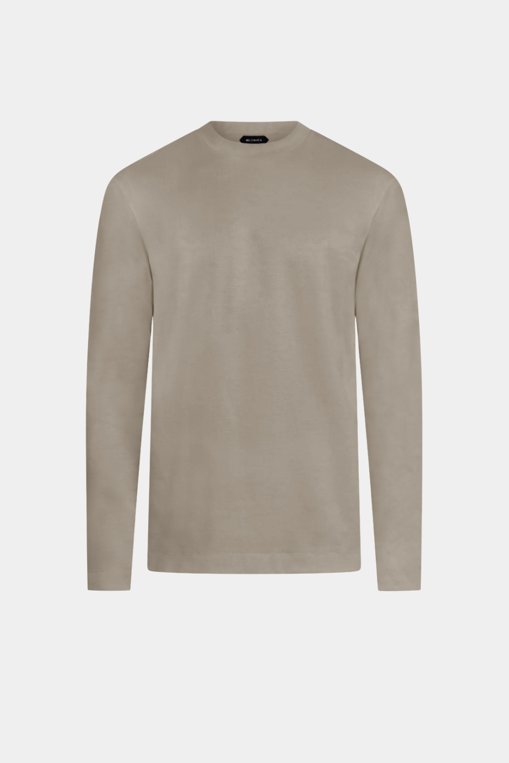 TAUPE MERCERIZED LONGSLEEVE T-SHIRT