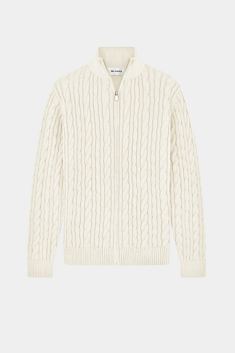 【新品未使用】Eaphi CABLE ZIP CARDIGAN ivory I Saw It First | Cable knit Zip Cardigan | Cream | isawitfirst