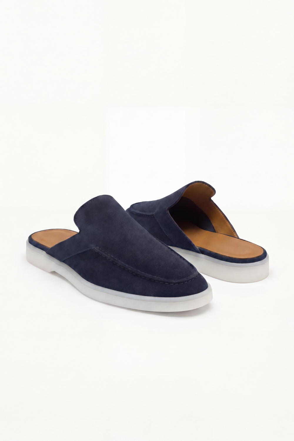 Navy Slipper Loafer